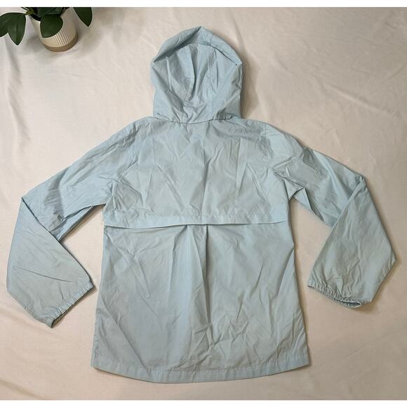 Columbia Girl's Ice Blue Lightweight Rain/Wind Jacket Size Small - Picture 3 of 5